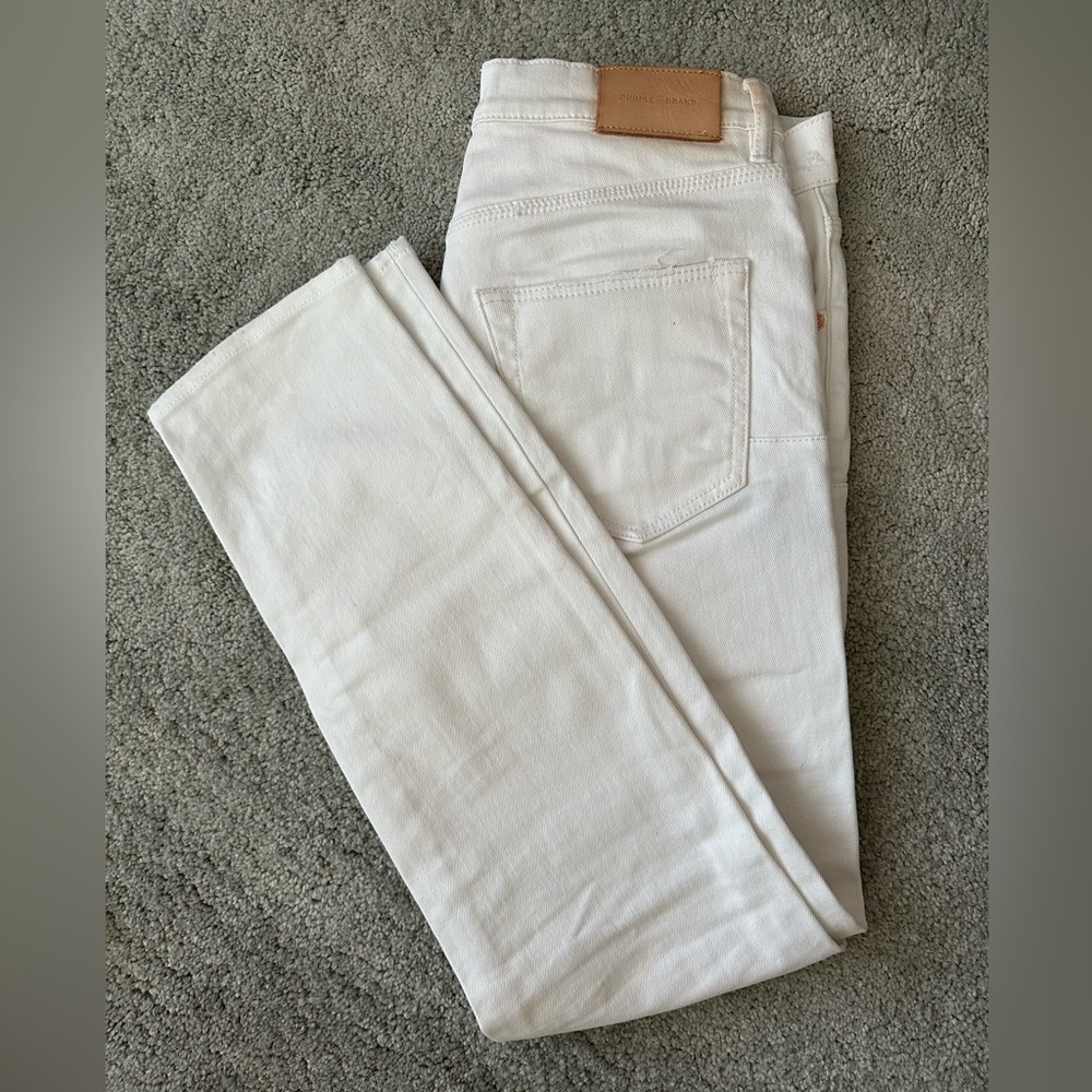 PURPLE BRAND P001 SKINNY FIT JEANS - SIZE 31 IN WAIST- INSEAM 29 IN - WHITE